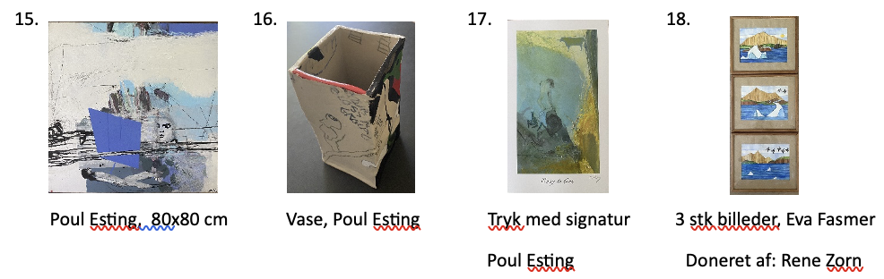 Frederikssund kunstforening Indkøbte kunst i 2023